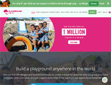 Tablet Screenshot of playgroundideas.org